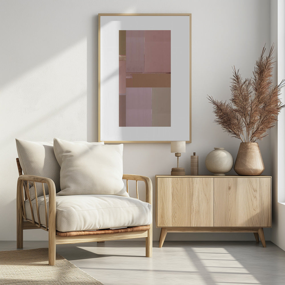 Abstracte textuurcompositie 7 | Poster