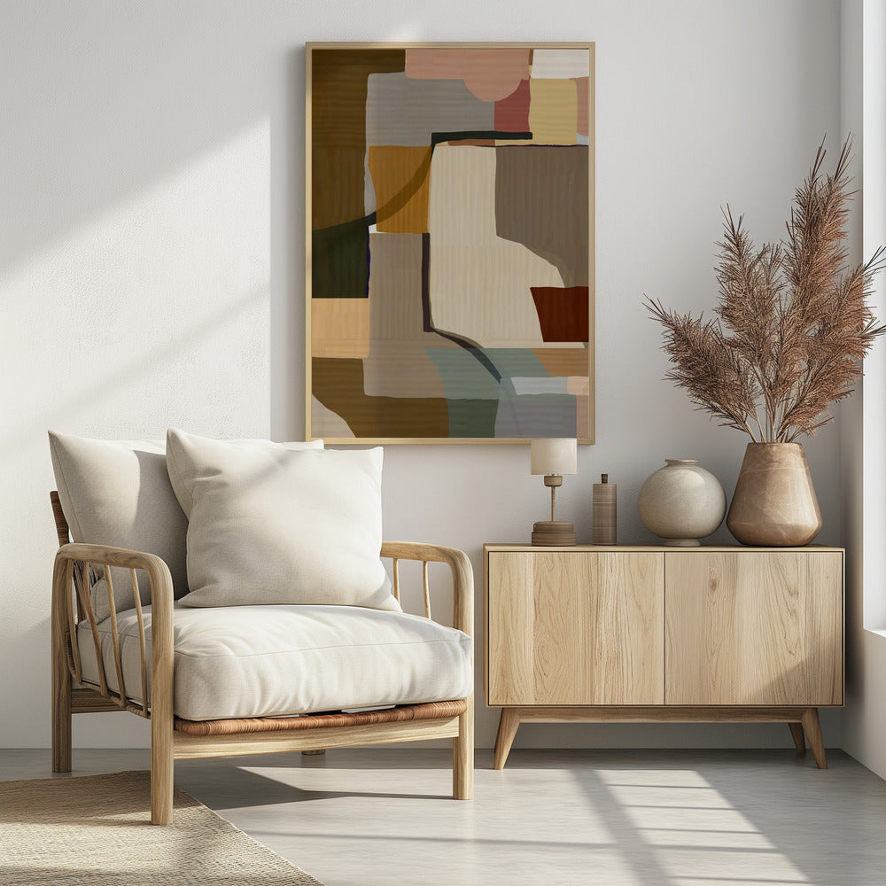 Leren Liefde Abstract 1 | Poster