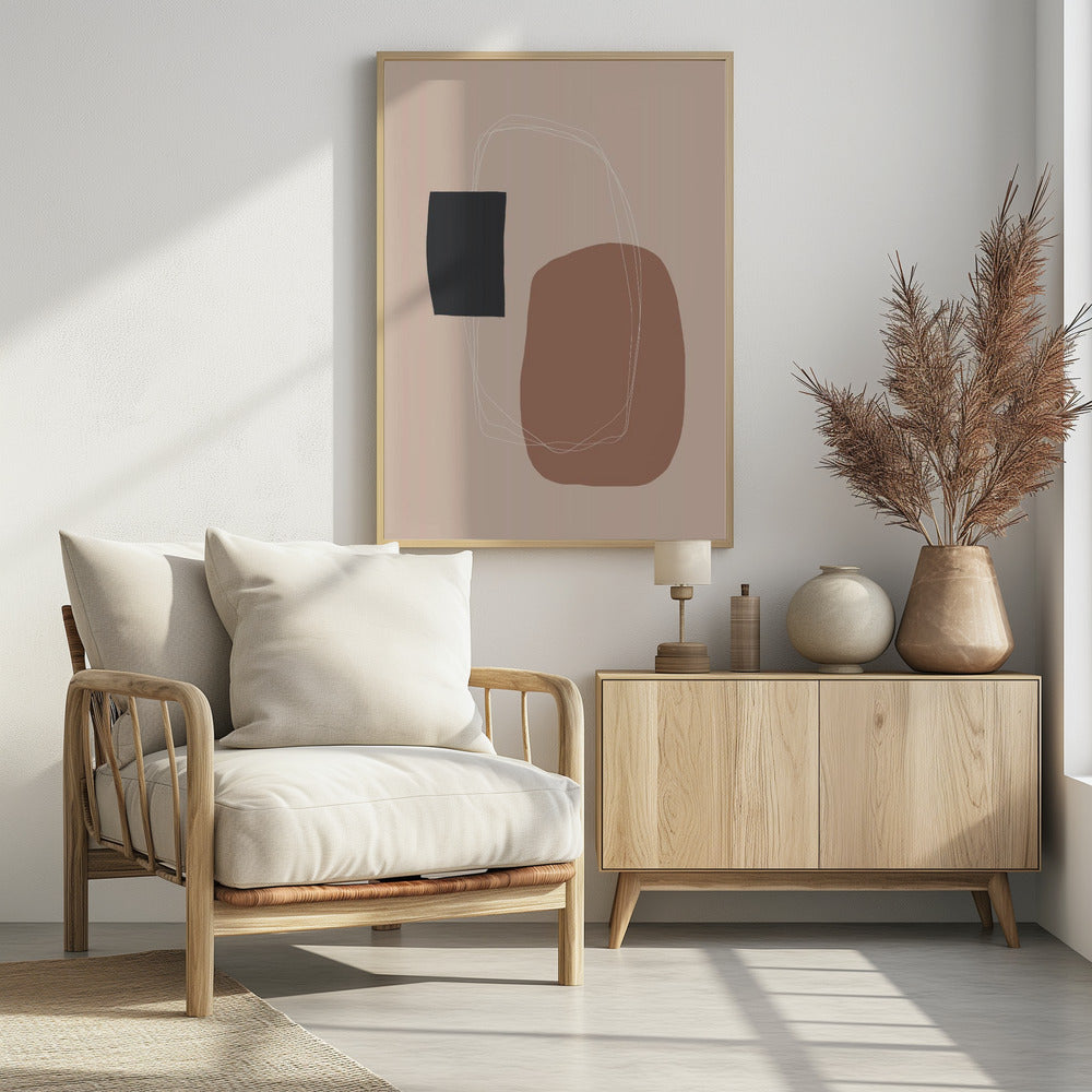 Minimalistische geometrische vormen | Poster