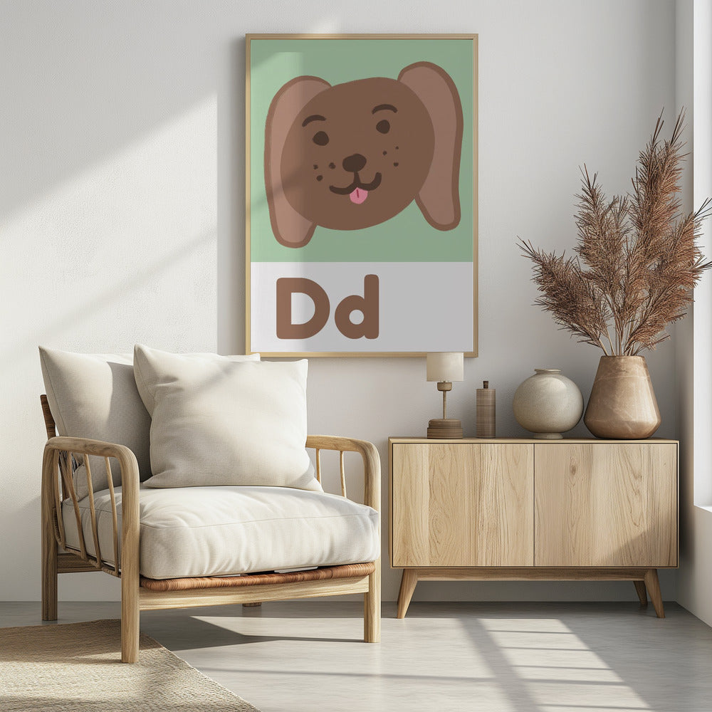Puppy Alfabet Plezier | Poster