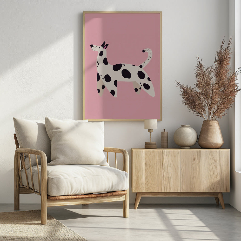 Gevlekte Hond Wandeling | Poster