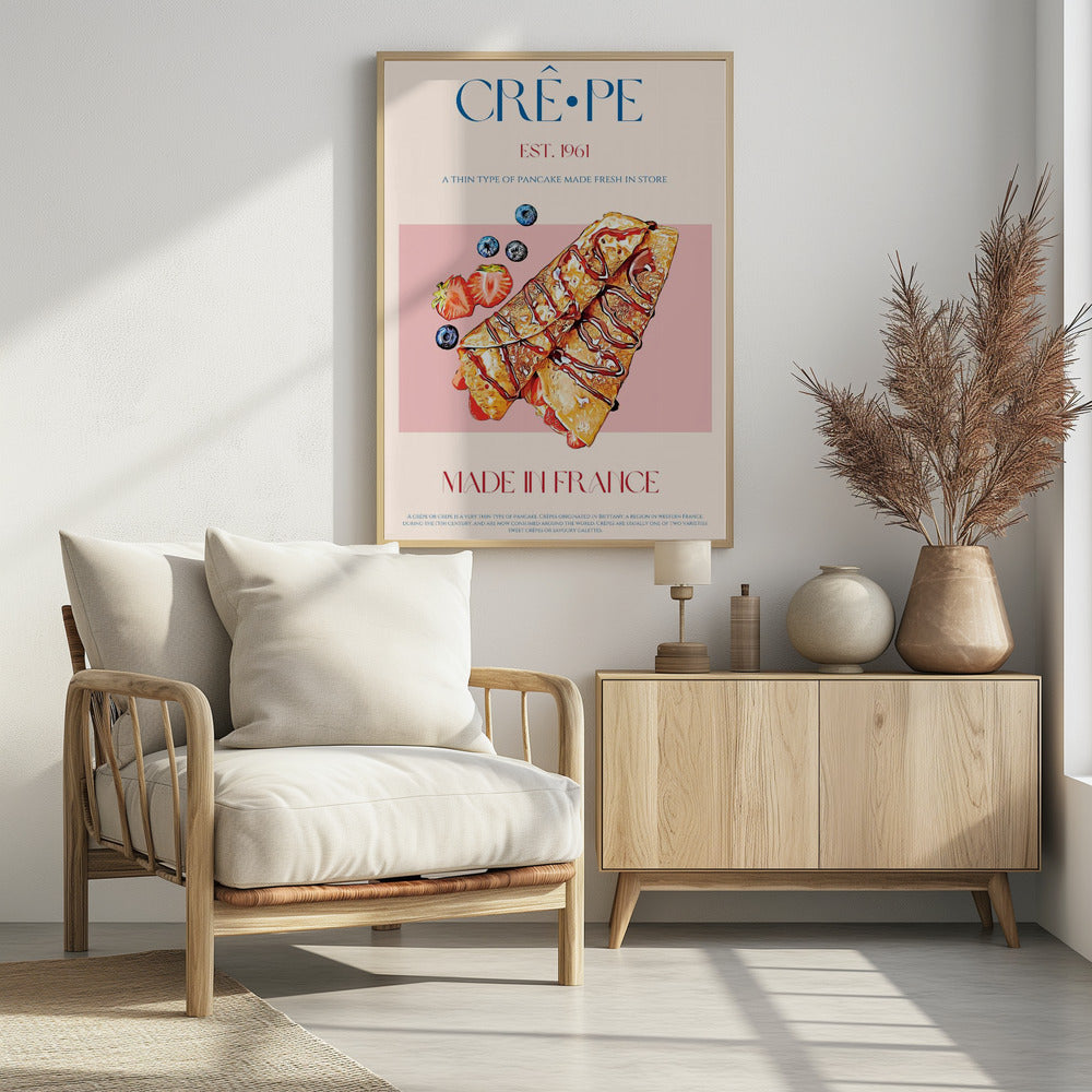 Franse crêpe-lekkernij | Poster