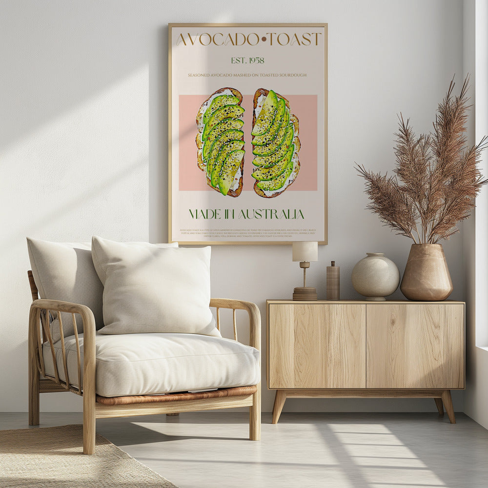 Toast with Avocado | Poster