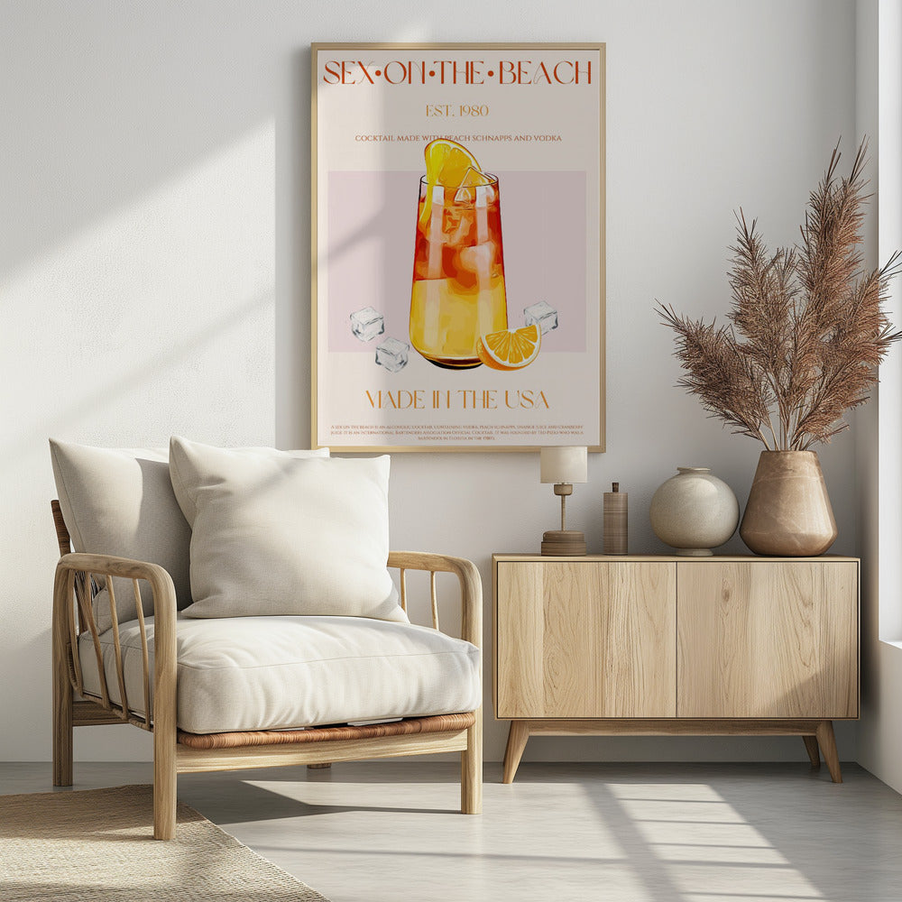 Tropische zonsondergang | Poster