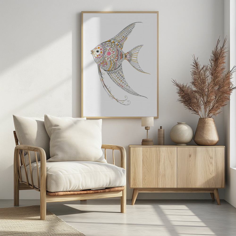 Engelvis Delicate Tinten | Poster