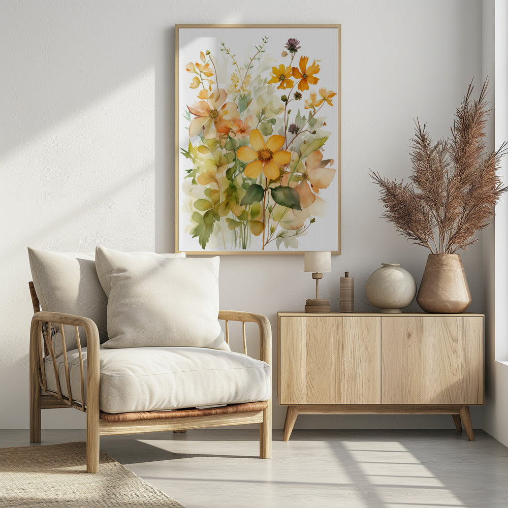 Summer Flowers No 4 | Poster