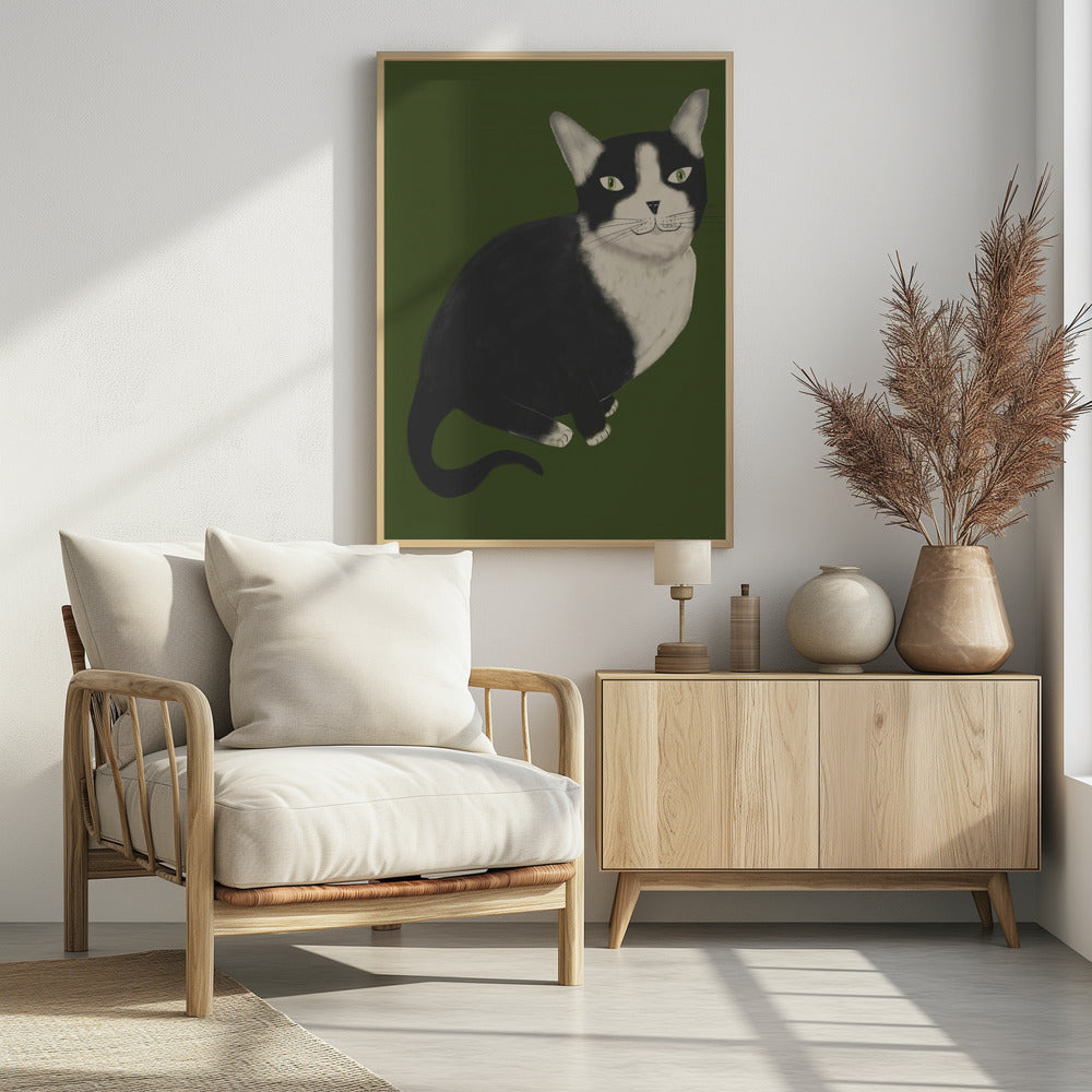 Meneer Tuxedo Cat | Poster
