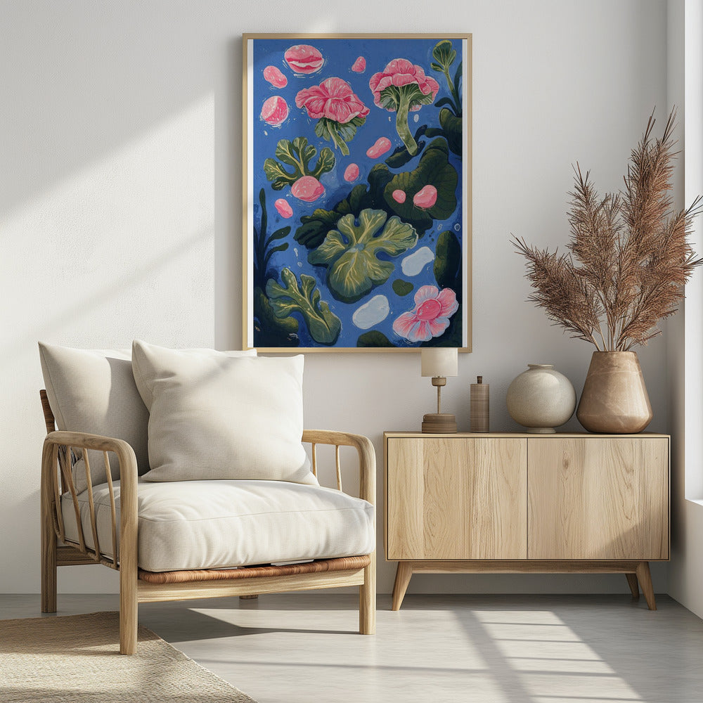 Drijvende bloesems | Poster