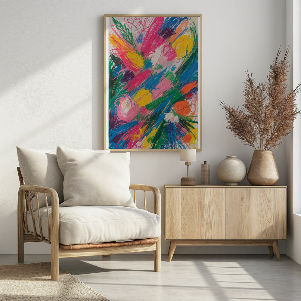 Levendige wervelwind | Poster