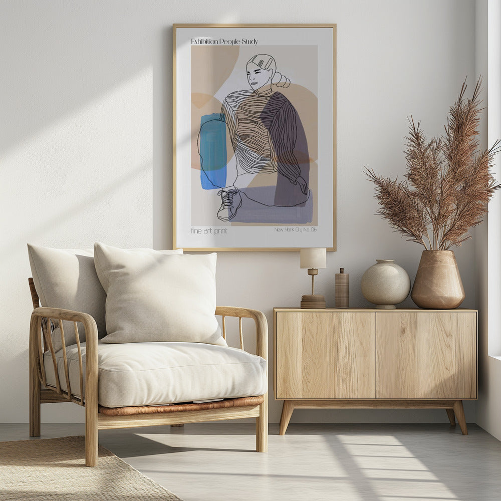 Abstracte elegantie | Poster