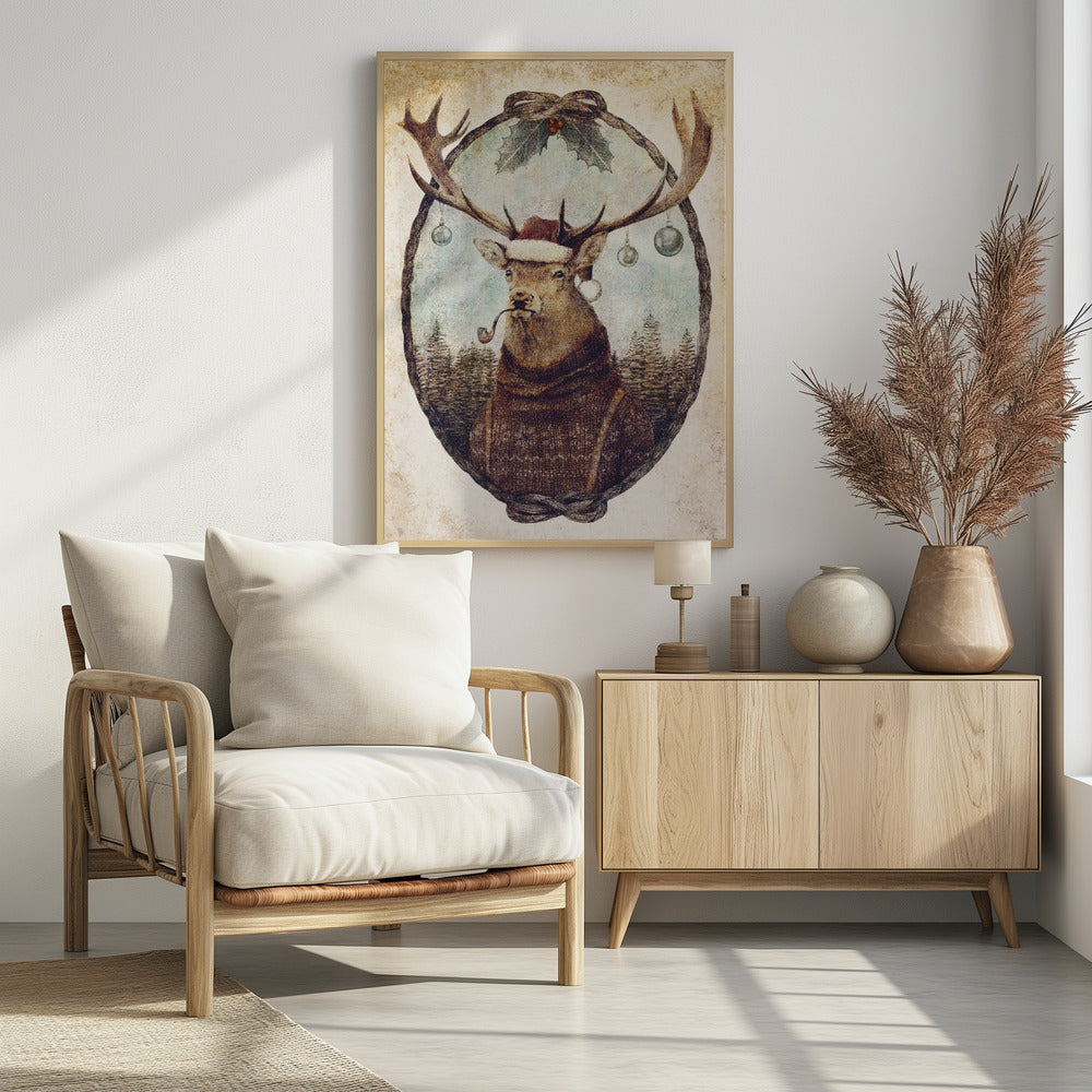 Denken aan Wild Kerstmis | Poster