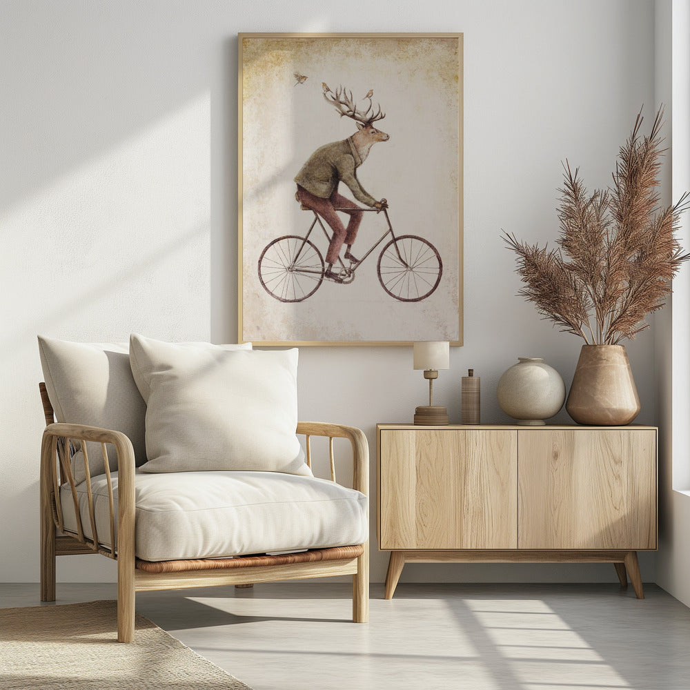 Zelfs een heer rijdt | Poster