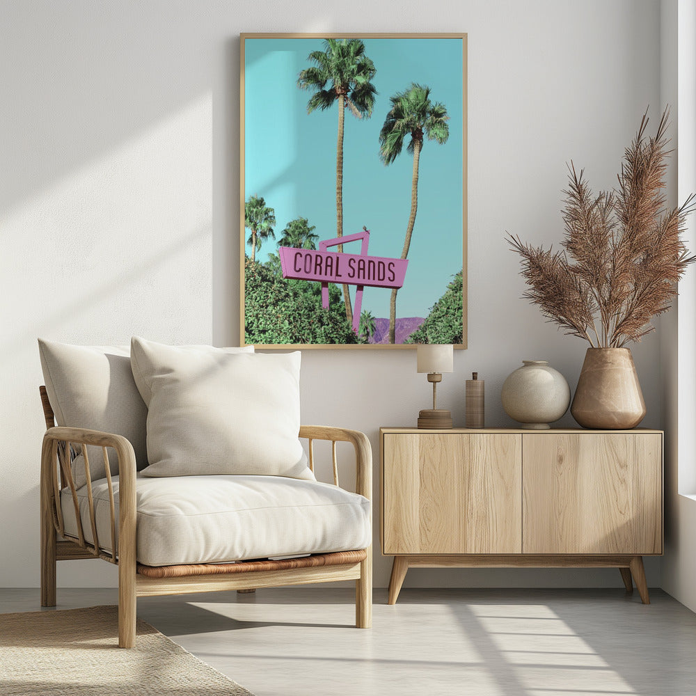 Retro paradijselijke vibes | Poster