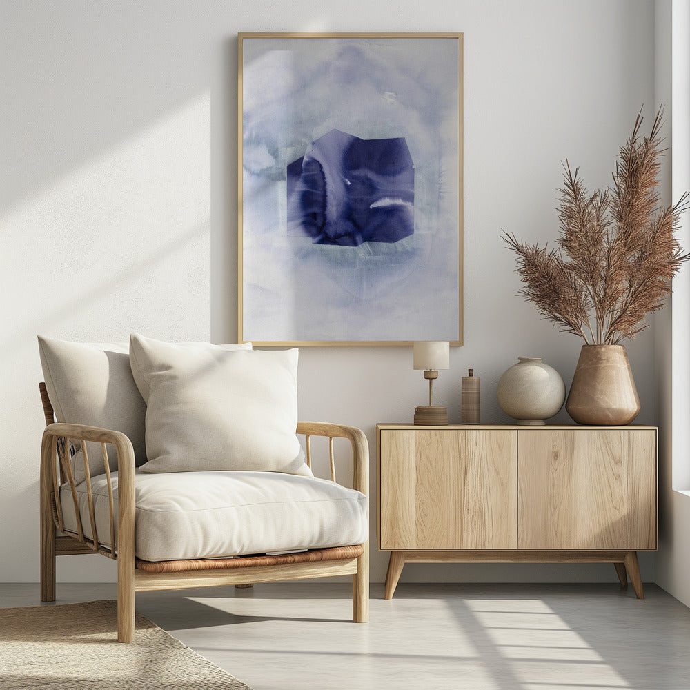 Mystic Indigo Shape | Poster