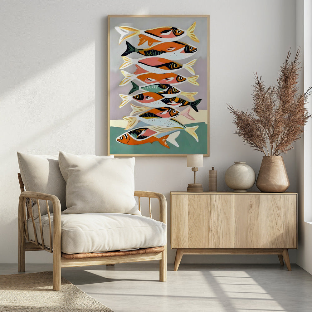 Gestileerde vis | Poster