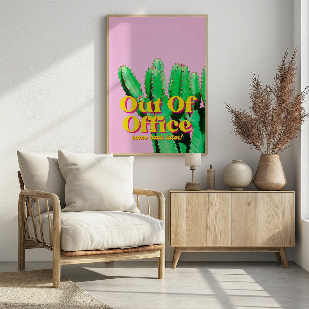 Vibrant Green Cactus | Poster