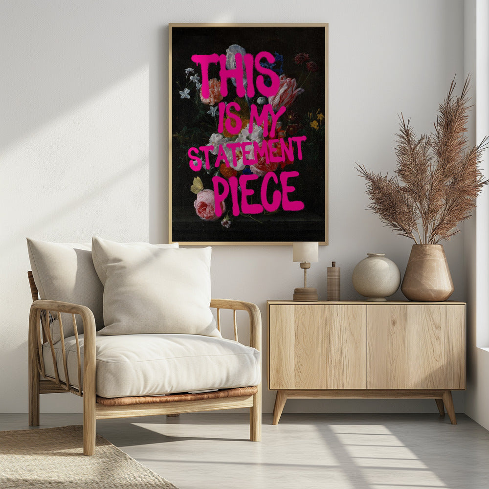 Gedurfde bloemenverklaring | Poster