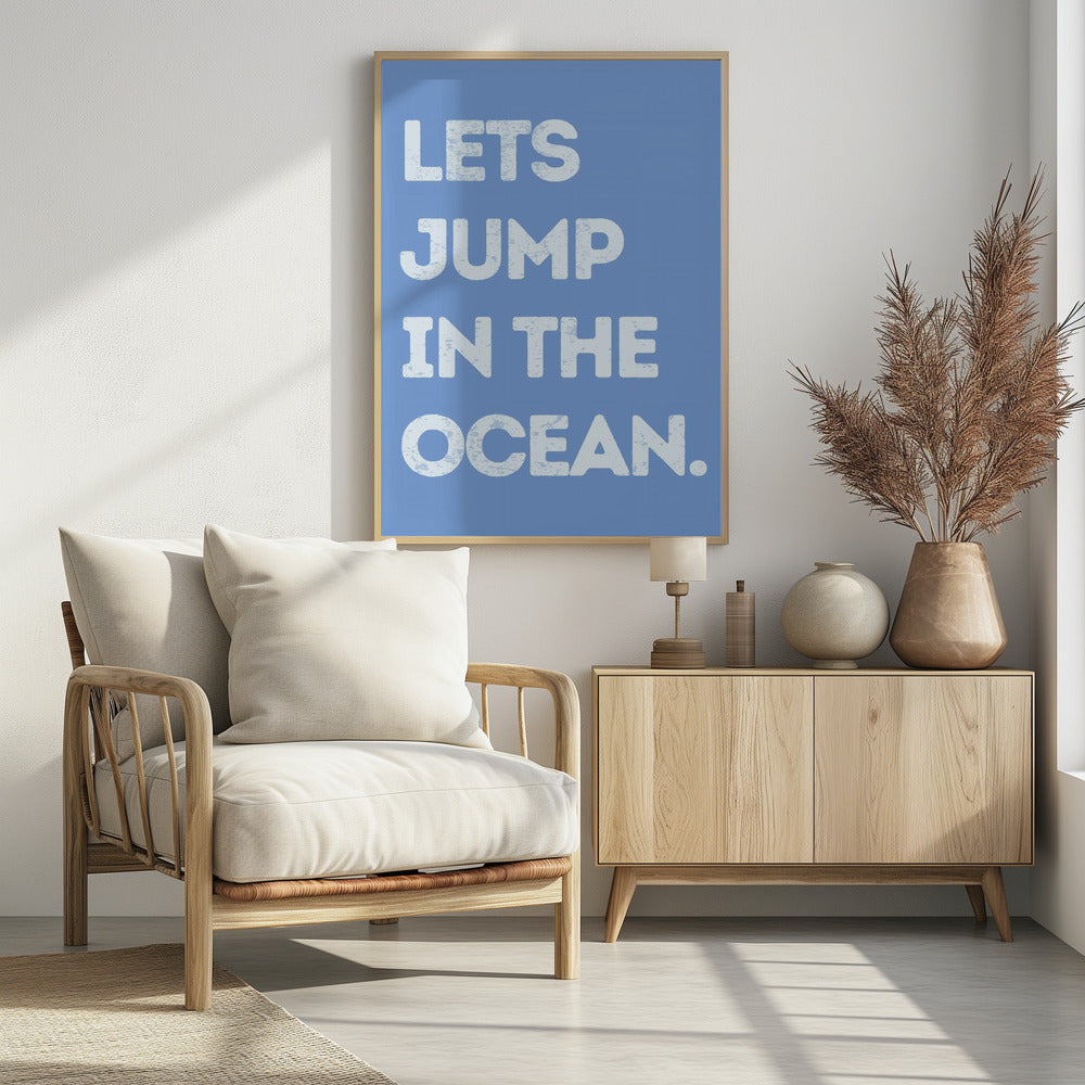 Spring in de oceaan | Poster