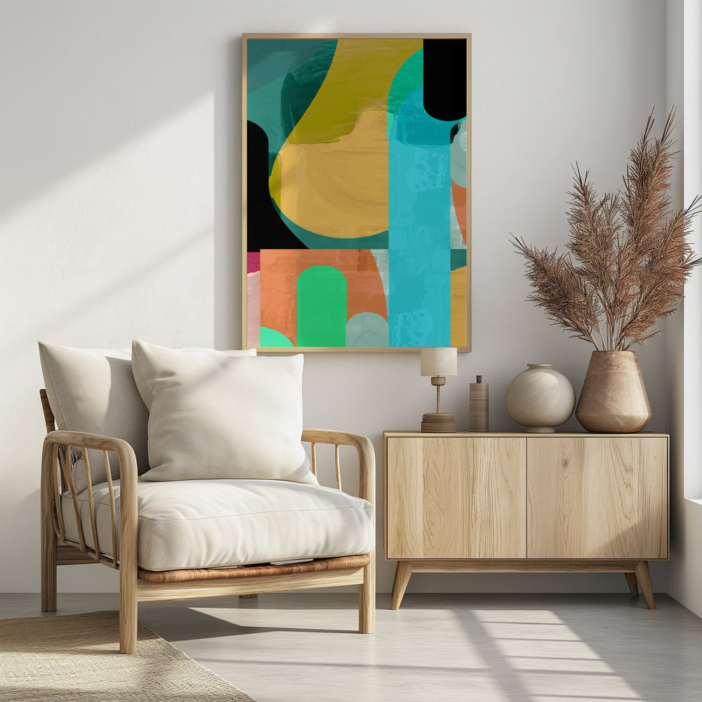 Retro Patroonspel | Poster