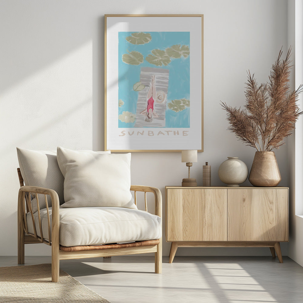 Sereniteit aan de kade | Poster