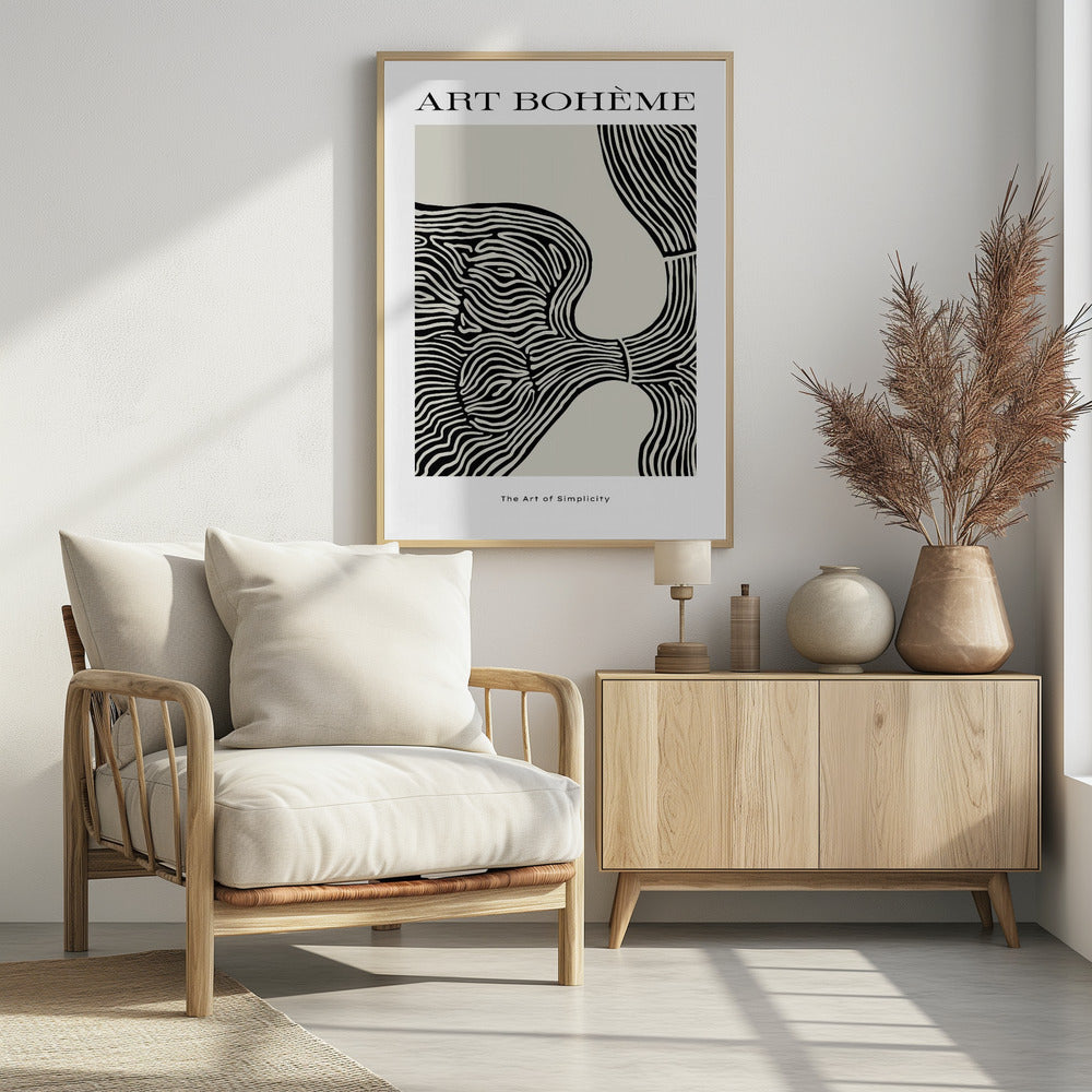 Vloeiende strepen | Poster