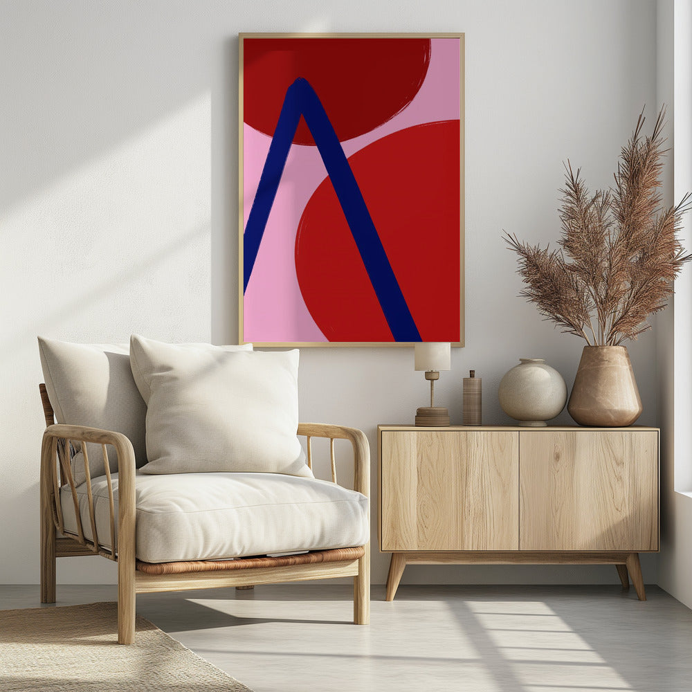 Crimson Geometry | Poster