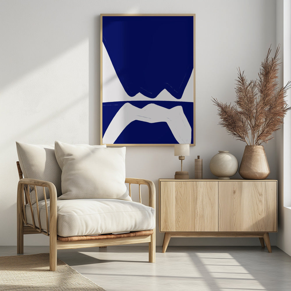 Blue Waves Harmony | Poster