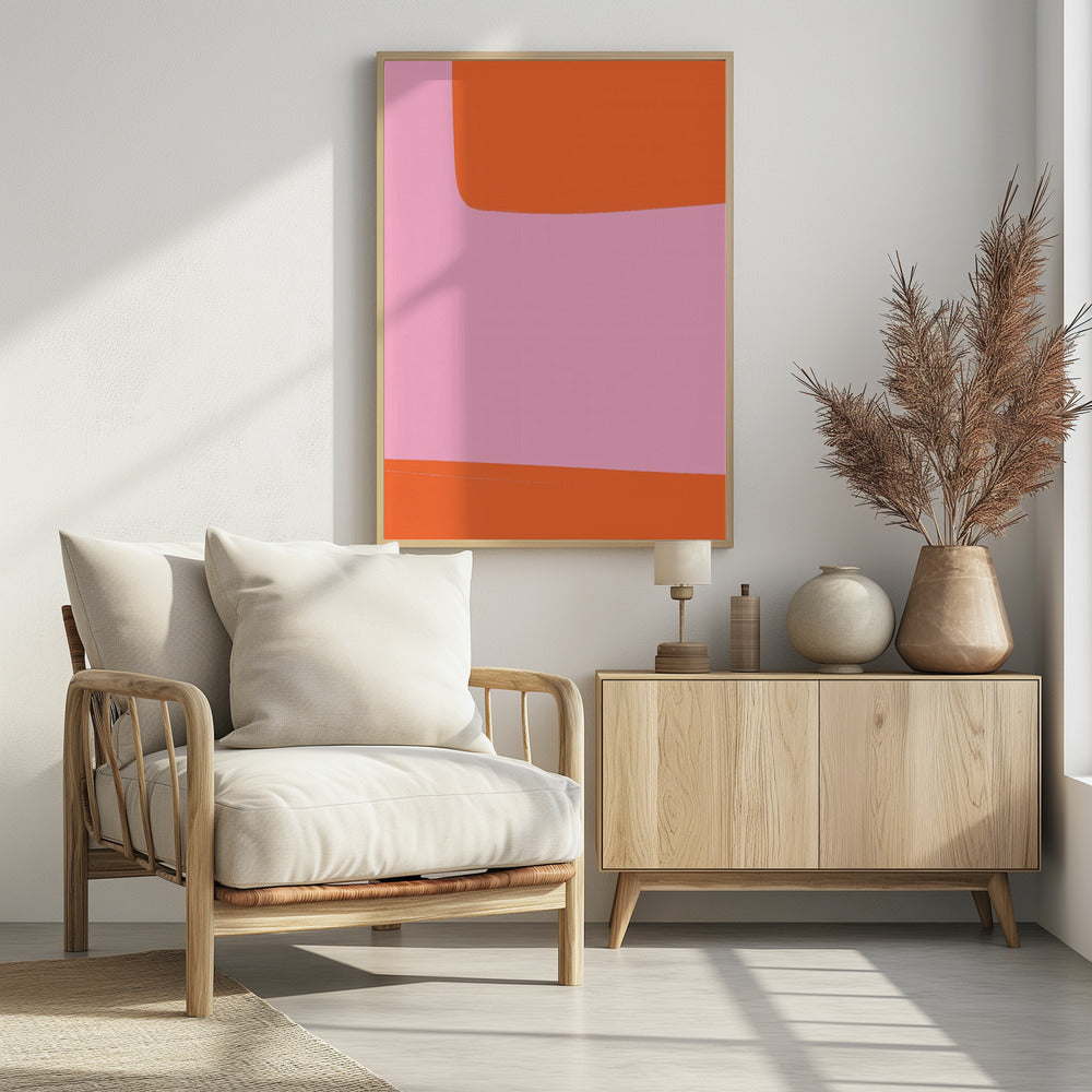 Gedurfde geometrische vormen | Poster