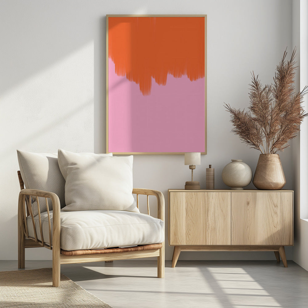 Orange Over Blossom | Poster