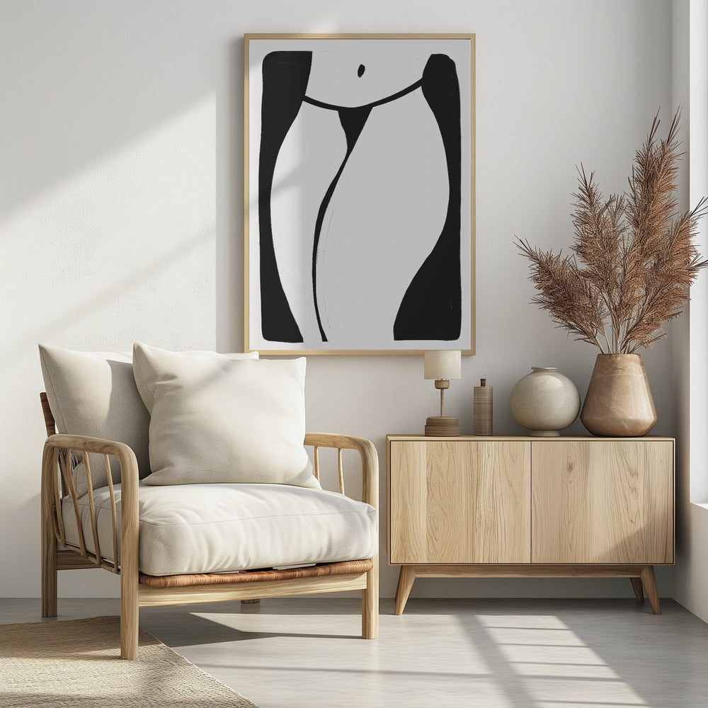 Curved Silhouette | Poster