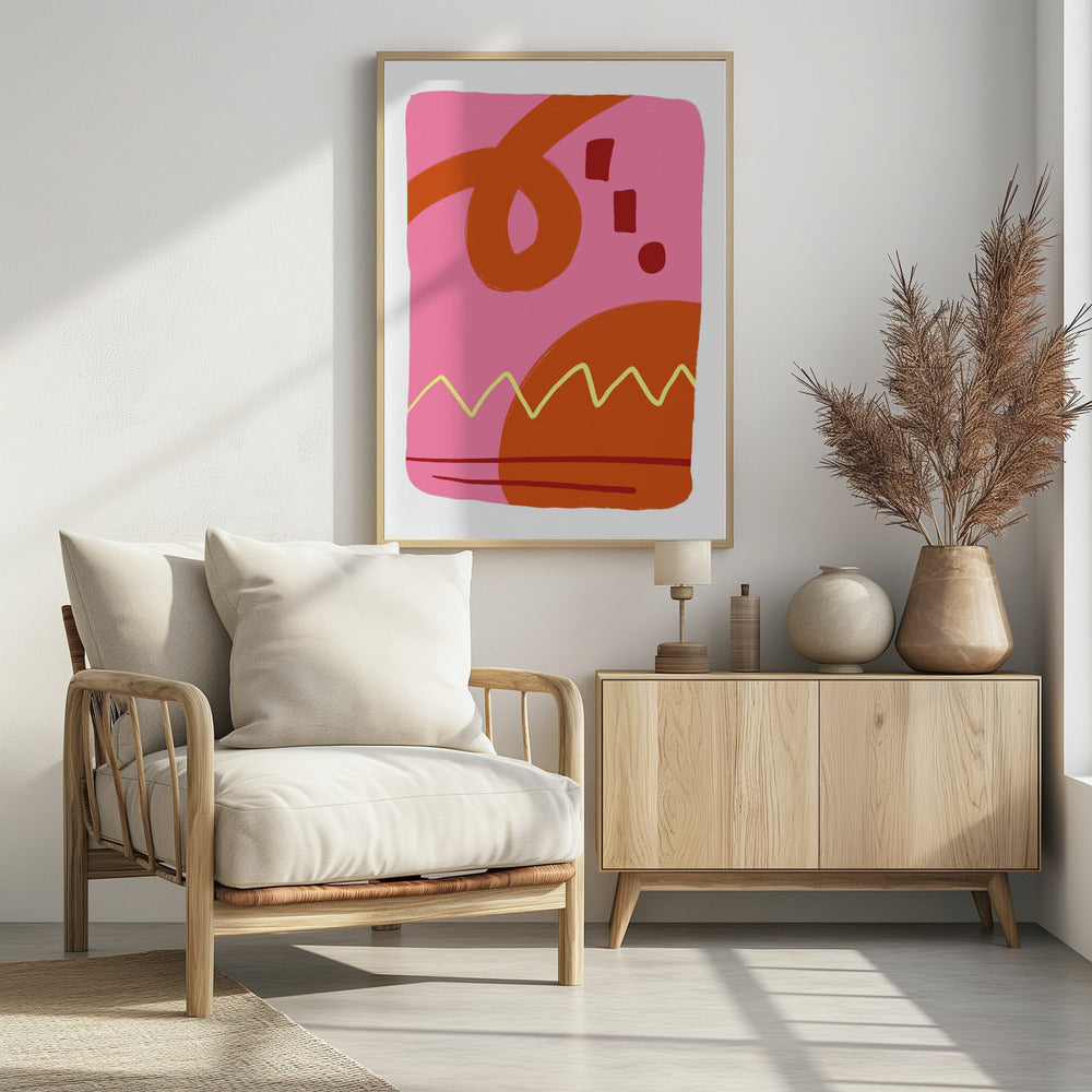 Gedurfde geometrische vormen | Poster