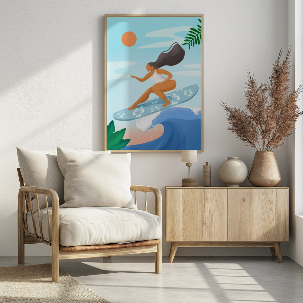 Surfing the Waves | Poster