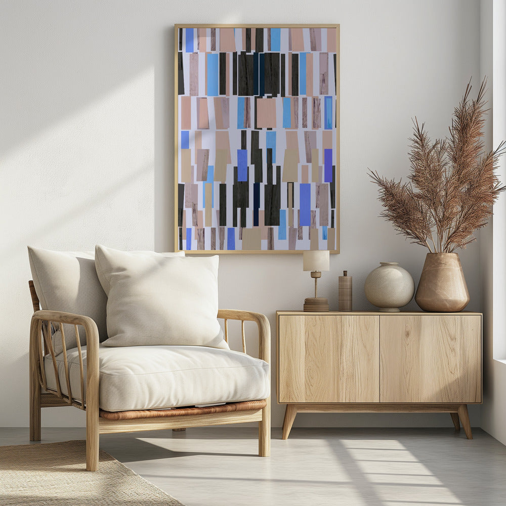 Kleurenblokcompositie | Poster