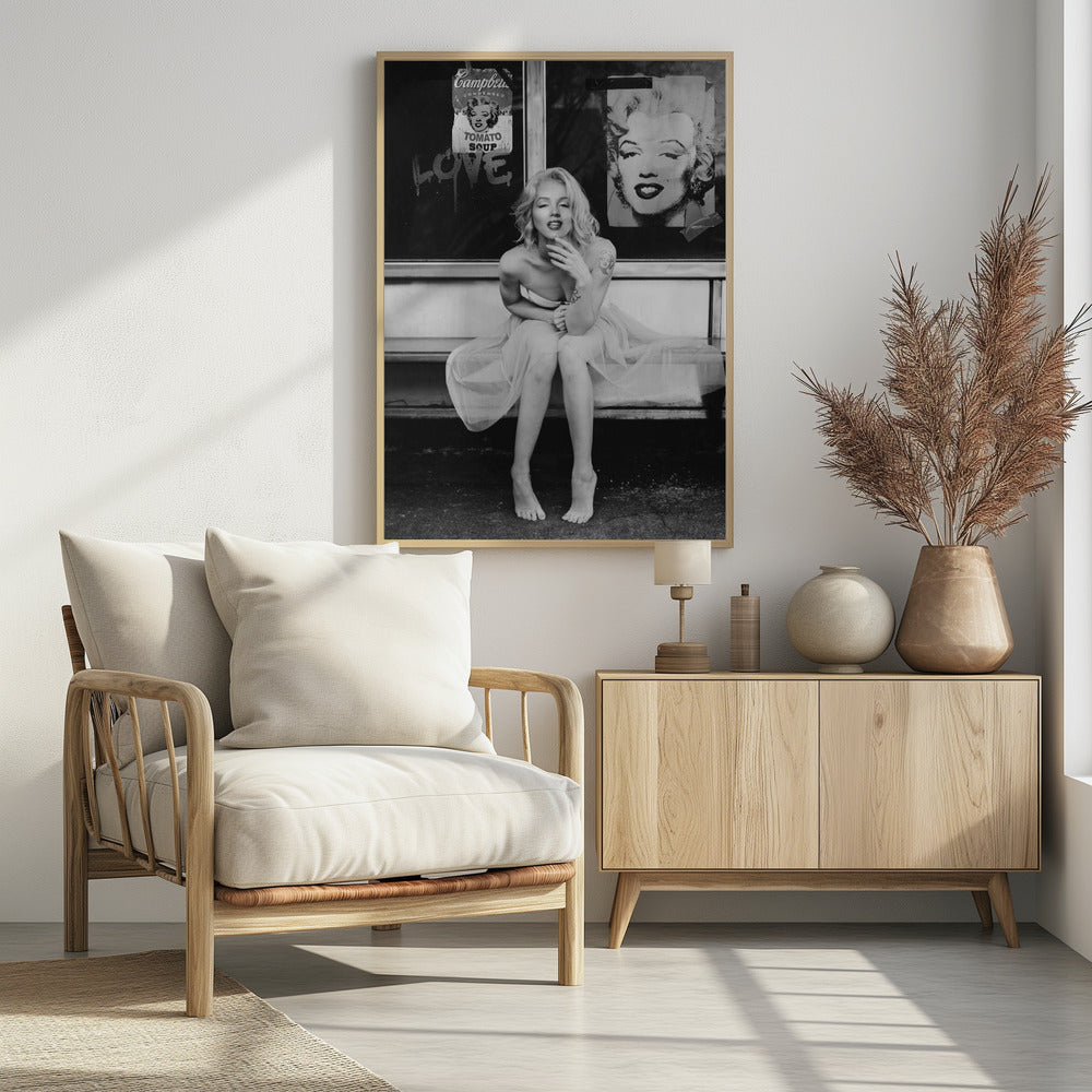 Nieuwe Marilyn Zwart-wit | Poster