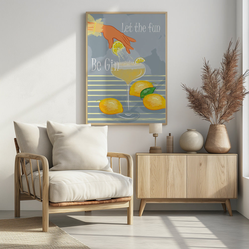 Laat de lol gin zijn | Poster