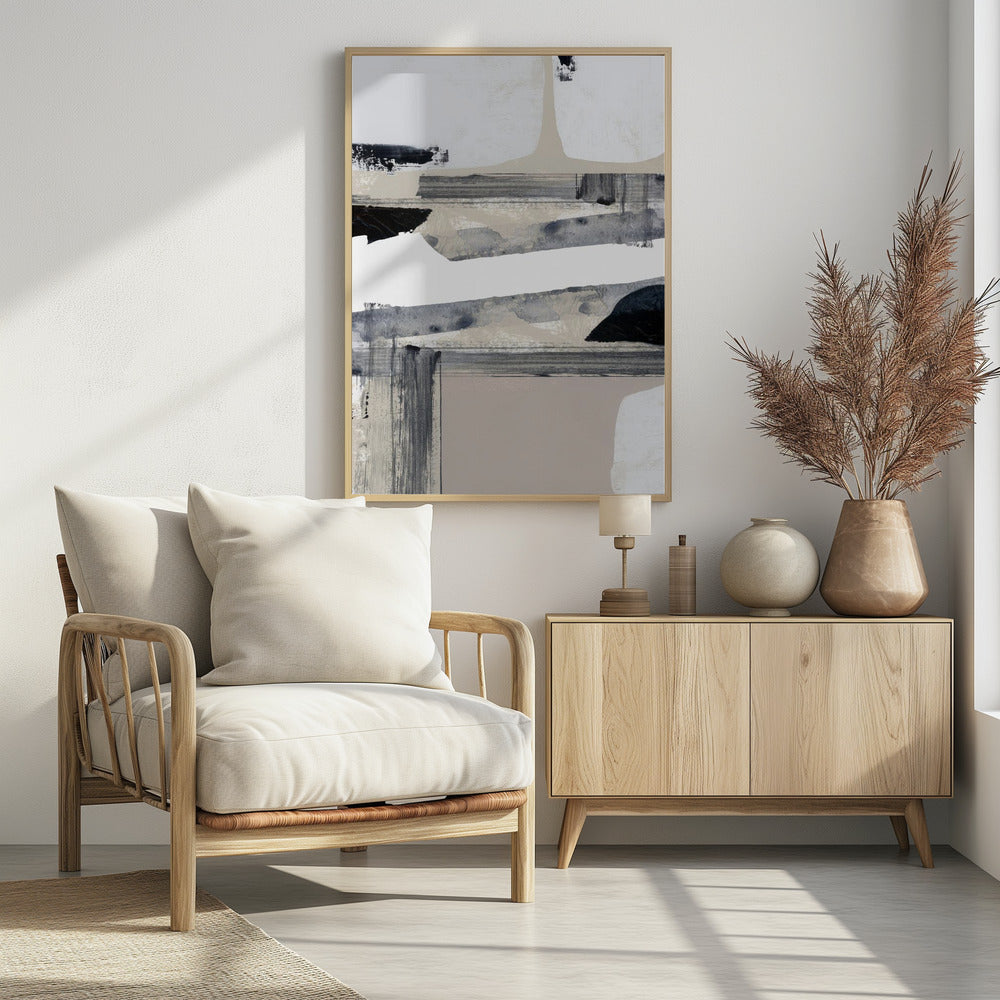 Neutrale geometrische abstractie | Poster