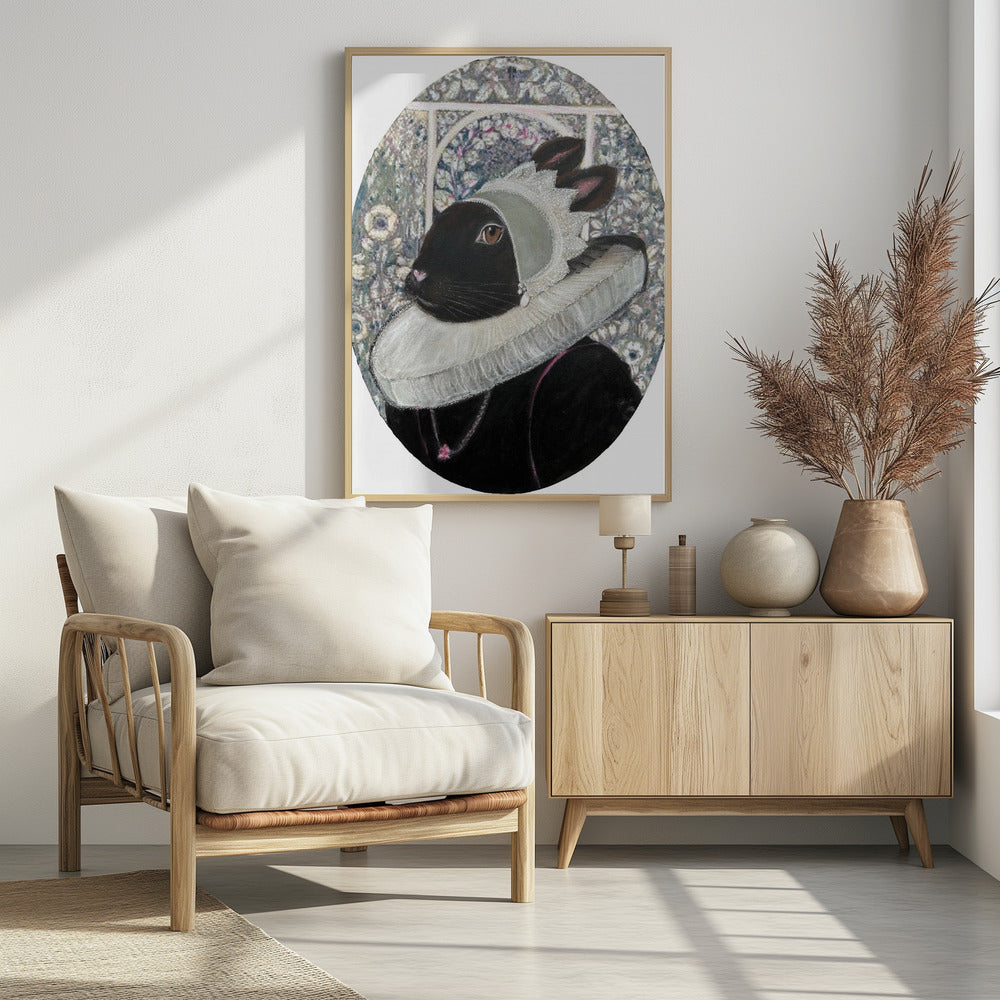 Koninklijk Konijnenportret | Poster