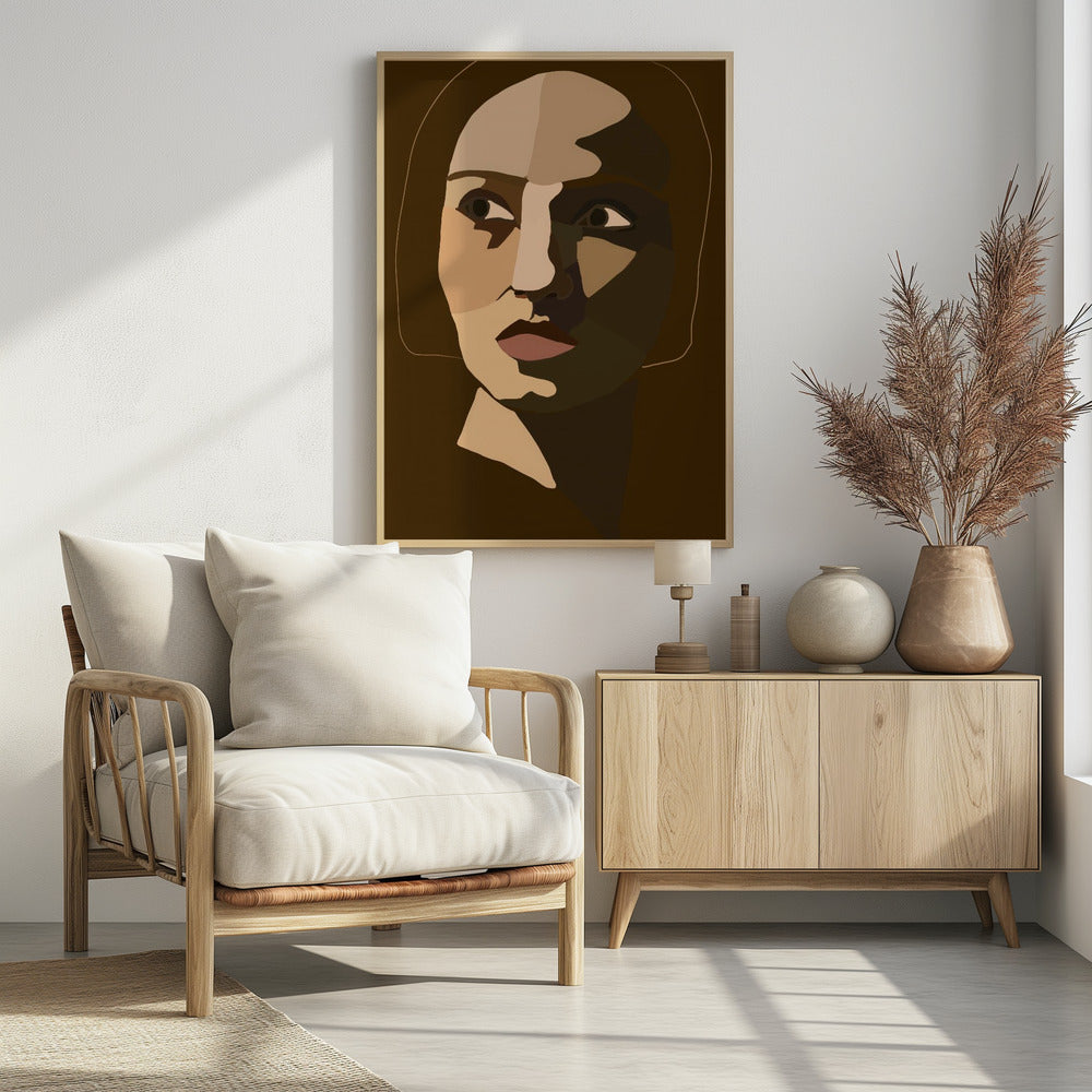 Portret van een vrouw | Poster