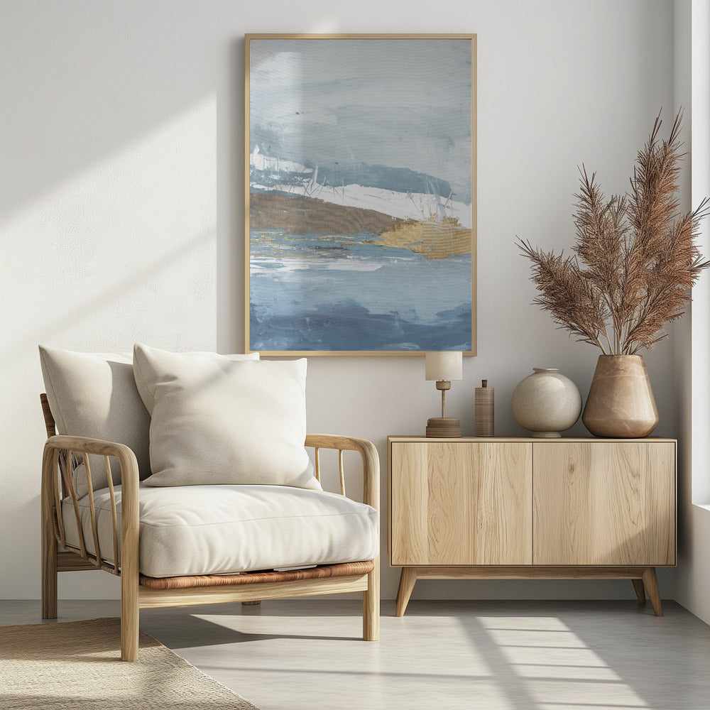 Gouden Mist Horizon | Poster
