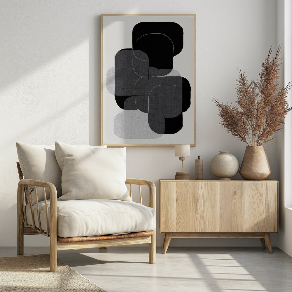 Monochrome lagen | Poster