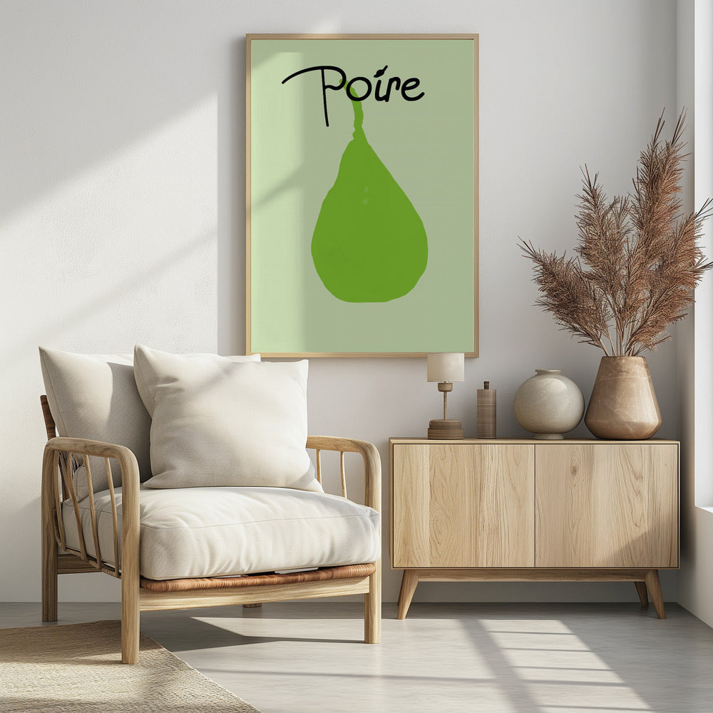 Groene Perengenot | Poster