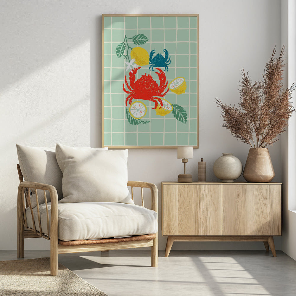 Dans van krab en citrus | Poster
