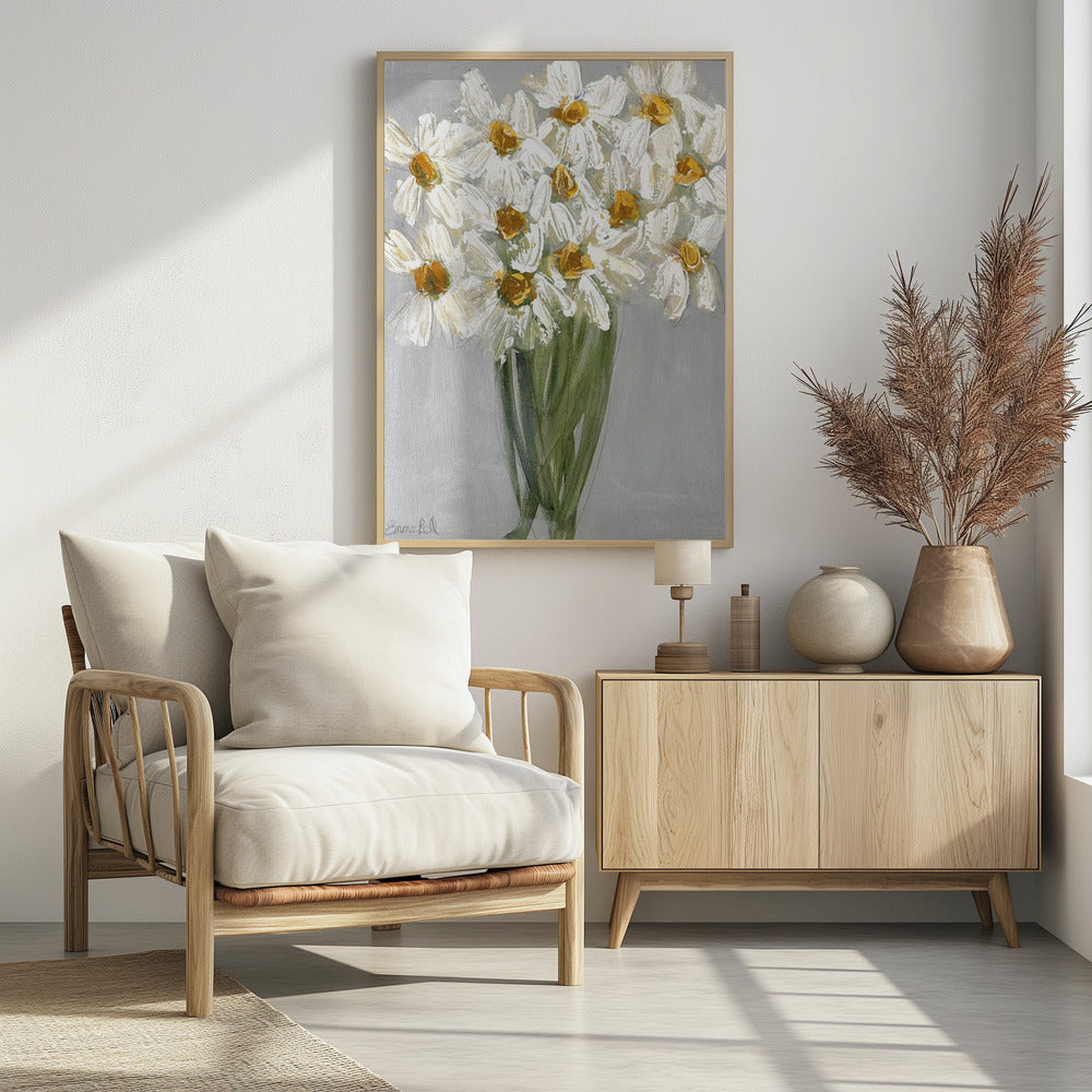 Delicate Bouquet of Daisies | Poster