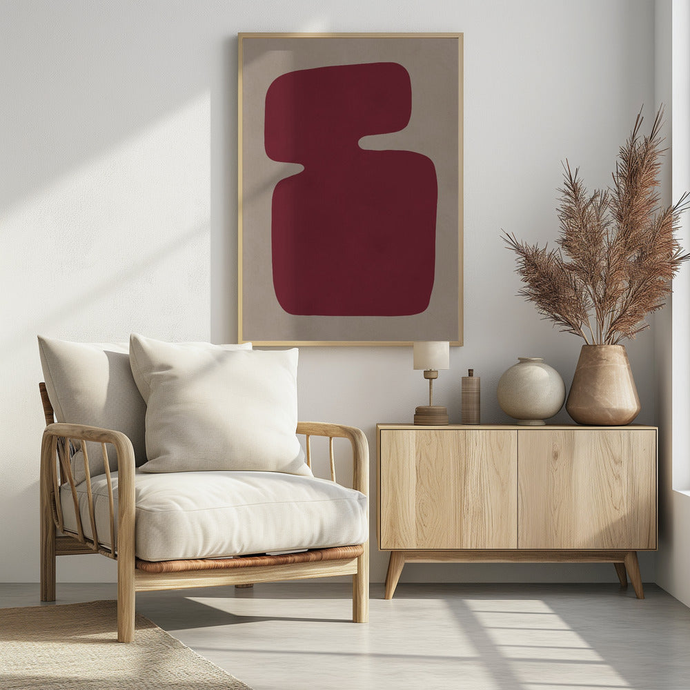 Crimson Silhouette | Poster
