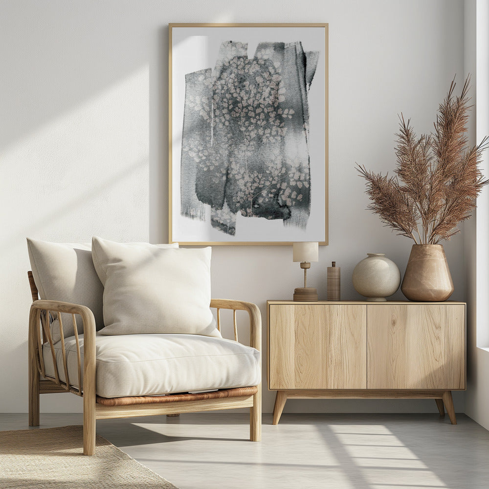 Abstracte aquarel delicate botanische patronen | Poster