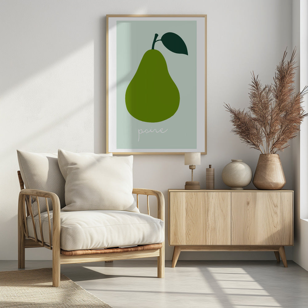 La Poire (heldergroen) | Poster