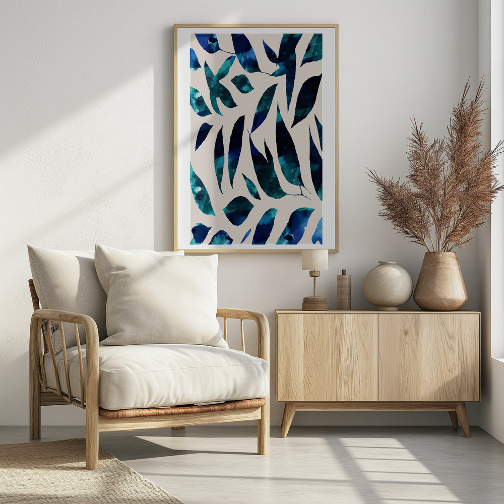Indigo bladval | Poster