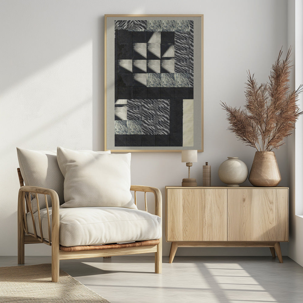 Geometrische patronen en textuurtegels | Poster