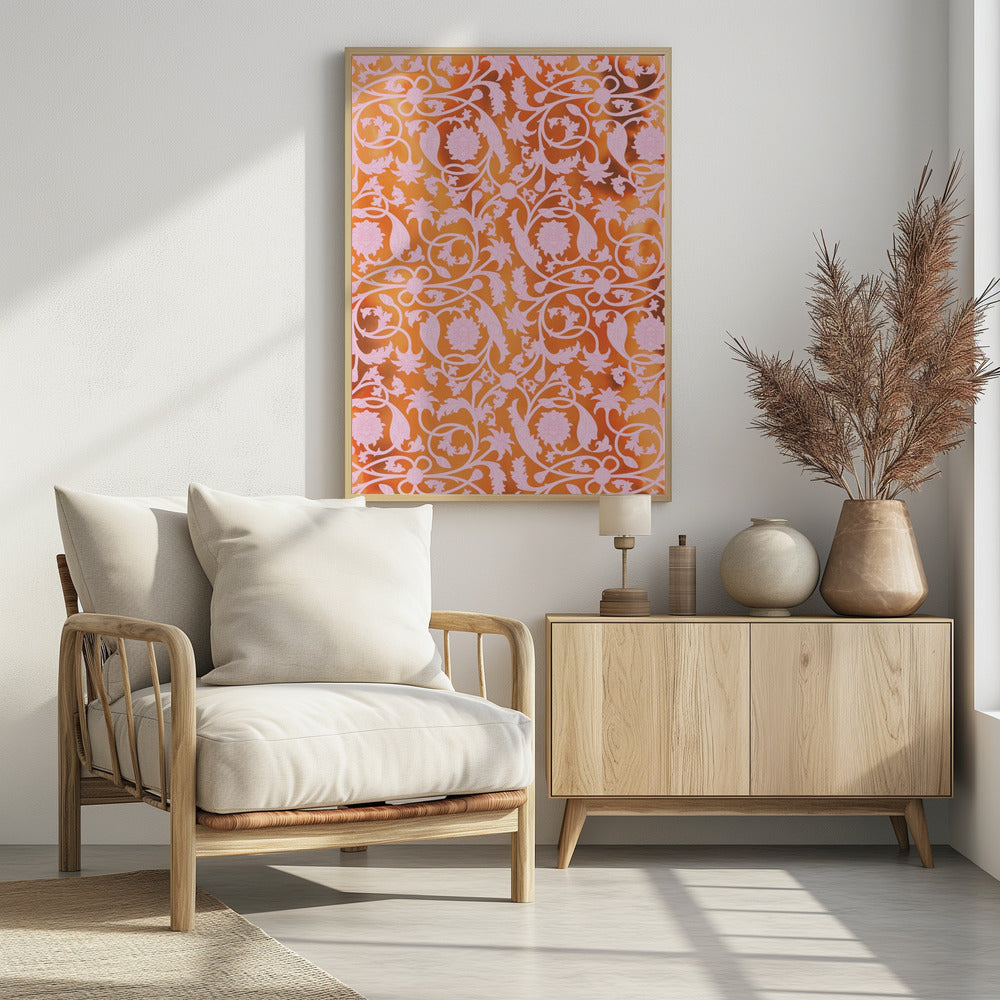 Sierlijke bloemendans | Poster