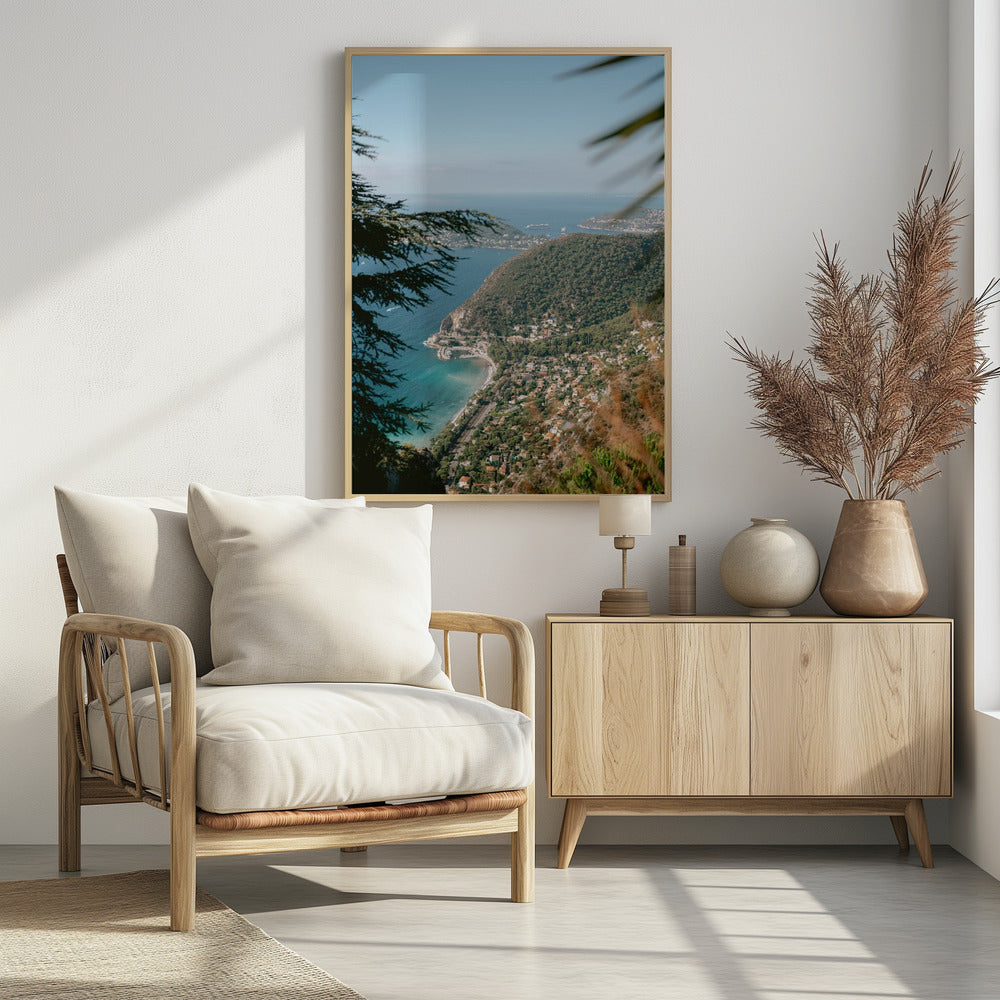 Groene heuvels en turquoise wateren | Poster